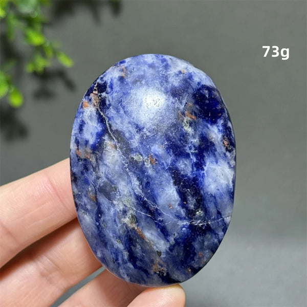 Blue Sodalite Palm Stone-ToShay.org