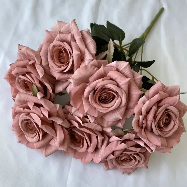 Rose Silk Flower Bouquets-ToShay.org
