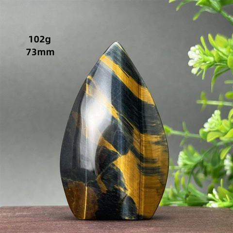 Blue Tiger Eye Stone Torch-ToShay.org