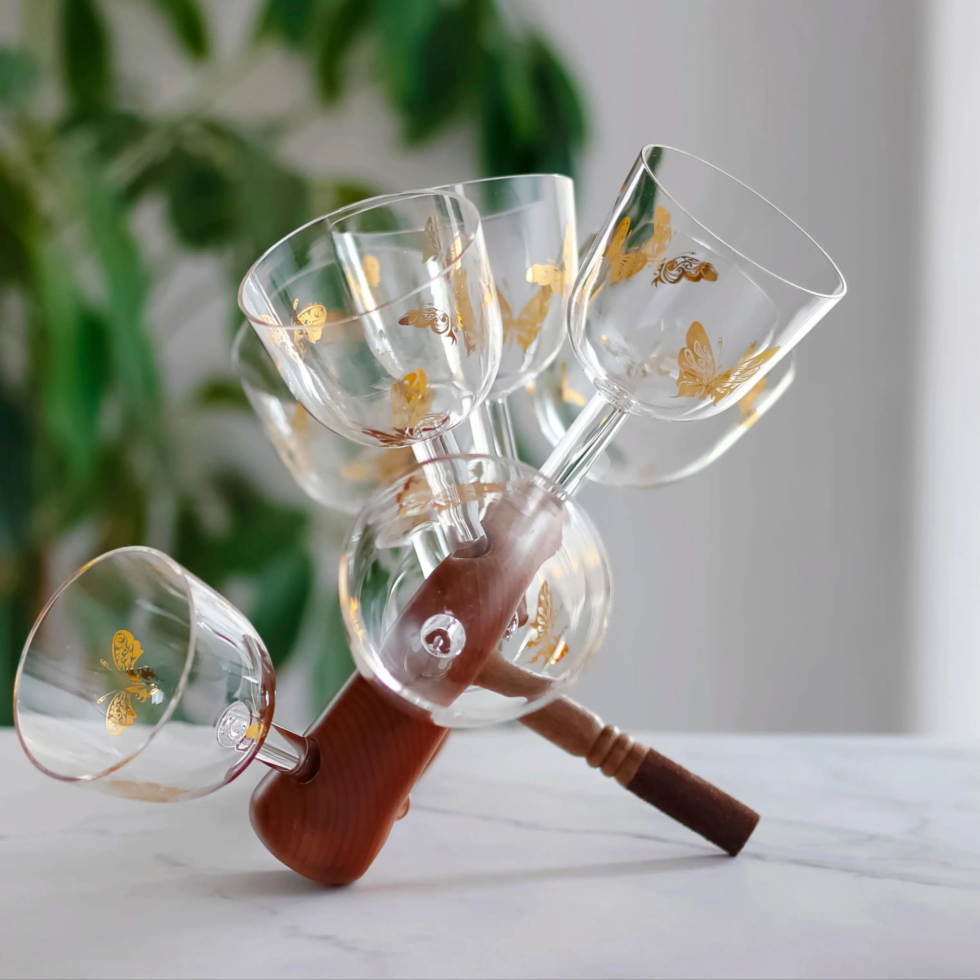 Golden Butterfly Singing Bowls-ToShay.org