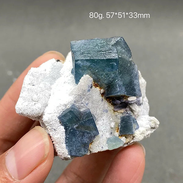 Blue Fluorite Crystal-ToShay.org
