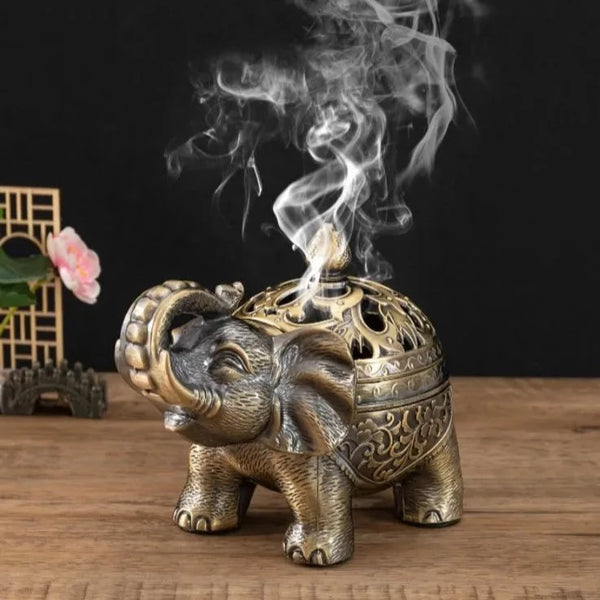 Elephant Incense Burner-ToShay.org