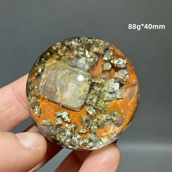 Yellow Chalcopyrite Crystal Ball-ToShay.org
