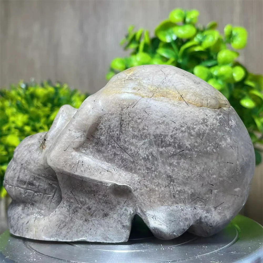 Black Hair Crystal Skull-ToShay.org