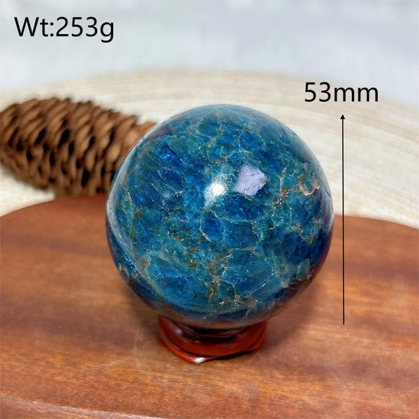 Blue Apatite Ball-ToShay.org