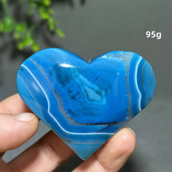 Blue Agate Heart-ToShay.org