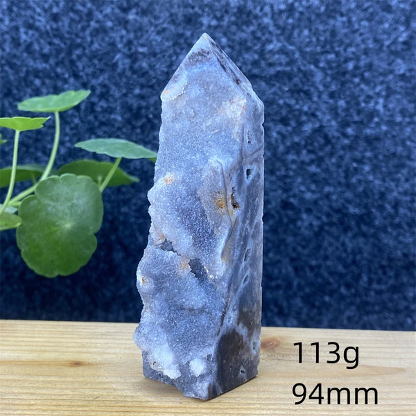 Purple Sphalerite Geode Point-ToShay.org