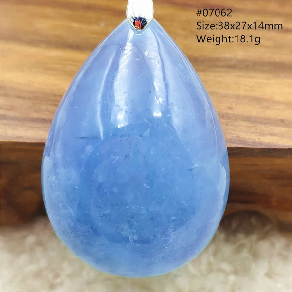 Blue Aquamarine Pendant-ToShay.org