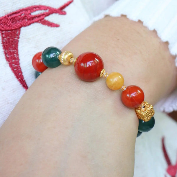 Mixed Agate Bracelet-ToShay.org