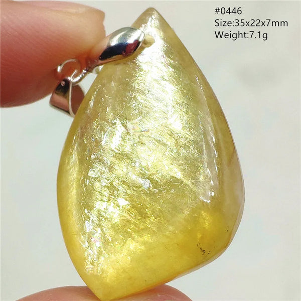 Gold Lepidolite Pendant-ToShay.org