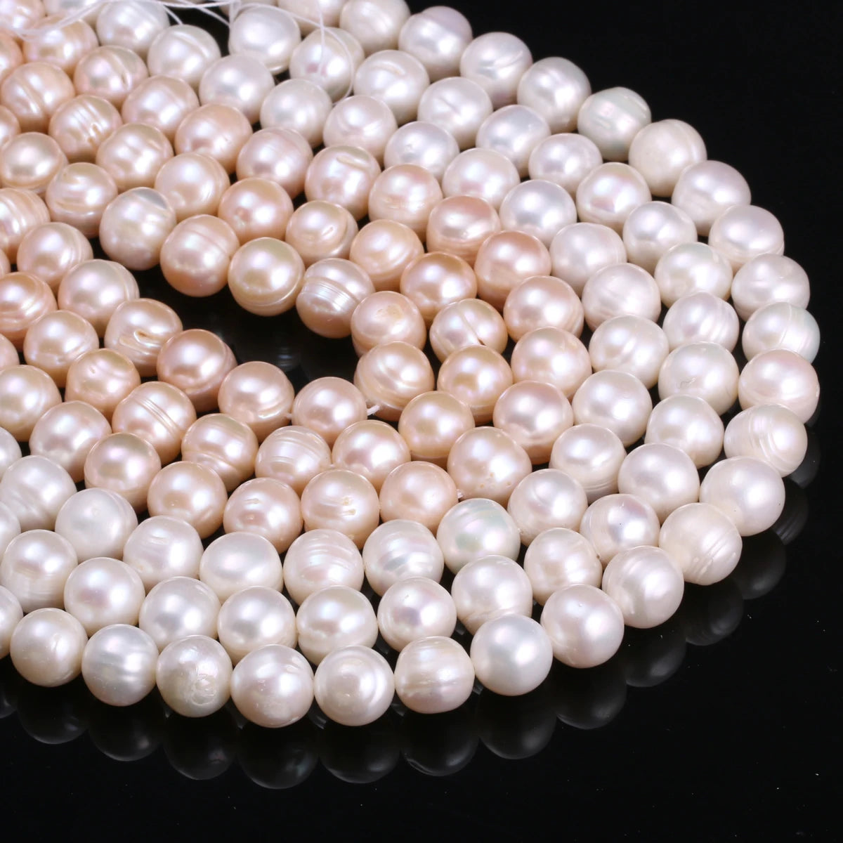 Orange Pearl Beads-ToShay.org