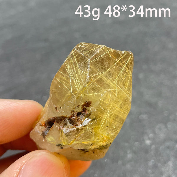 Gold Rutilated Quartz Crystal-ToShay.org