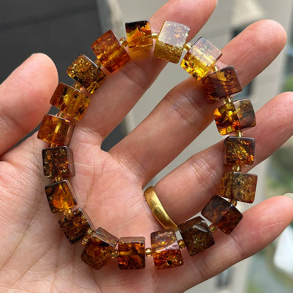 Yellow Amber Bracelet-ToShay.org