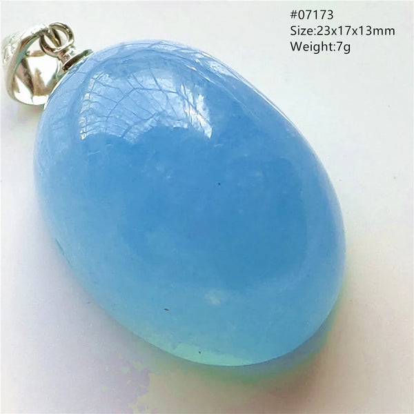 Blue Aquamarine Pendant-ToShay.org