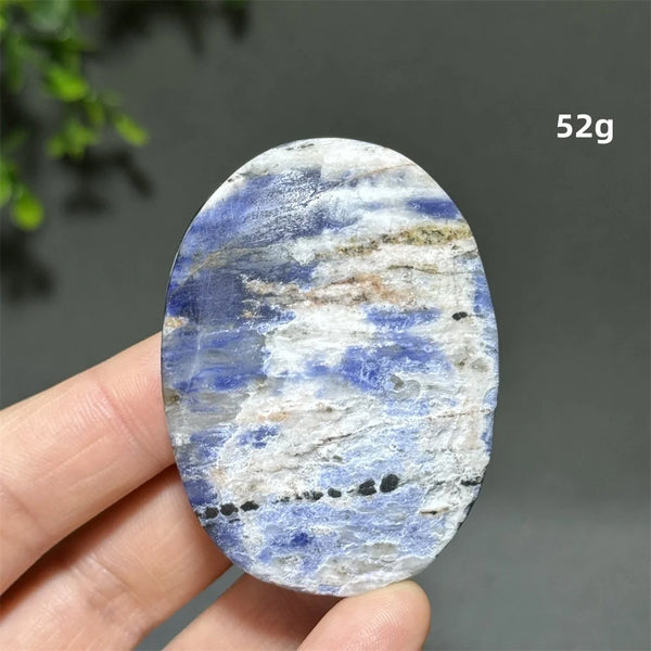 Blue Sodalite Palm Stone-ToShay.org