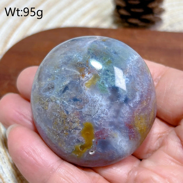 Ocean Jasper Palm Stone-ToShay.org
