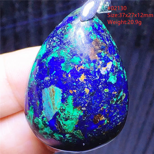 Blue Azulite Pendant-ToShay.org