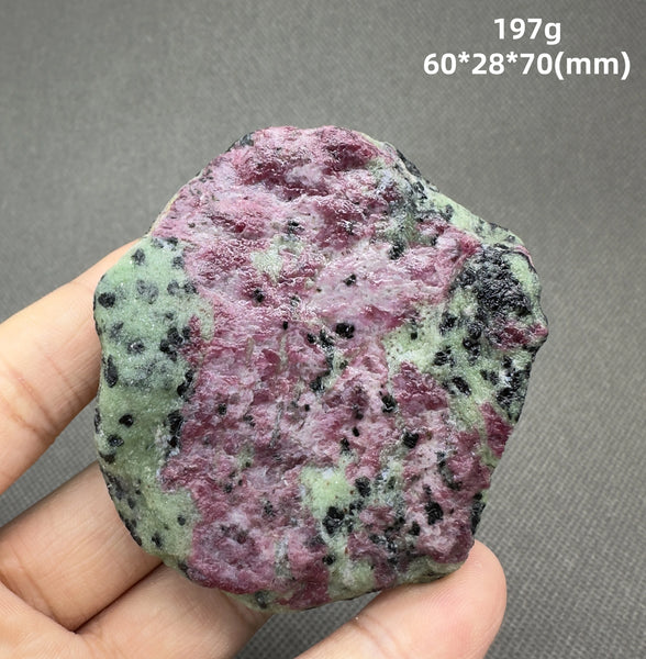Red Green Ruby Epidote-ToShay.org