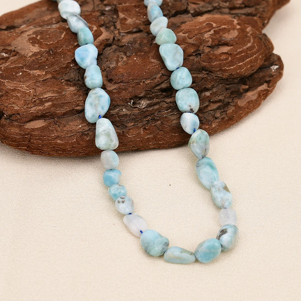 Blue Larimar Nugget Beads-ToShay.org