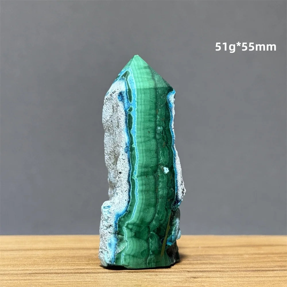 Blue Chrysocolla Tower-ToShay.org
