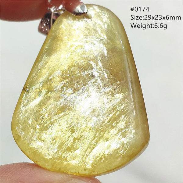Gold Lepidolite Flash Pendant-ToShay.org