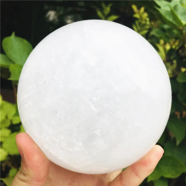 White Calcite Crystal Ball-ToShay.org