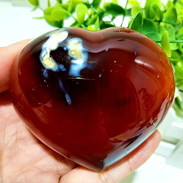 Red Agate Heart-ToShay.org