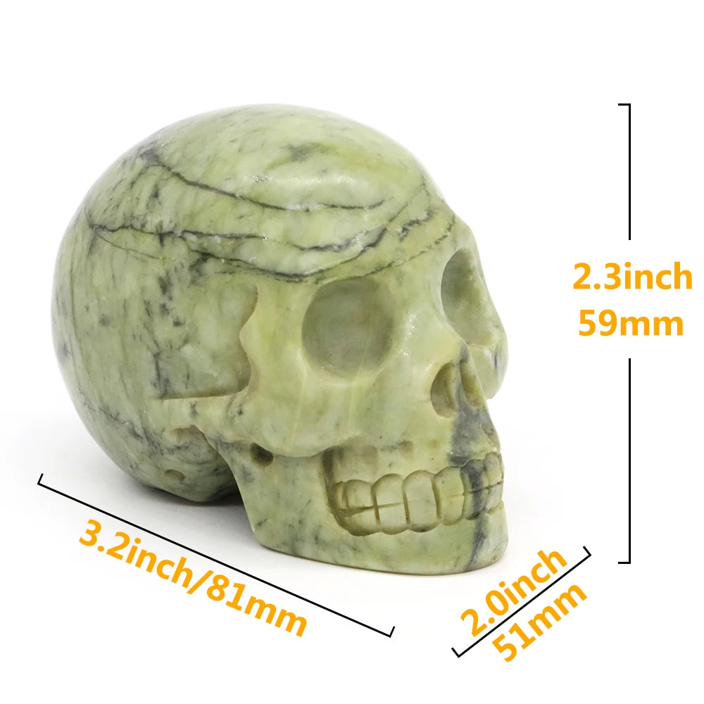 Green Jade Skull-ToShay.org