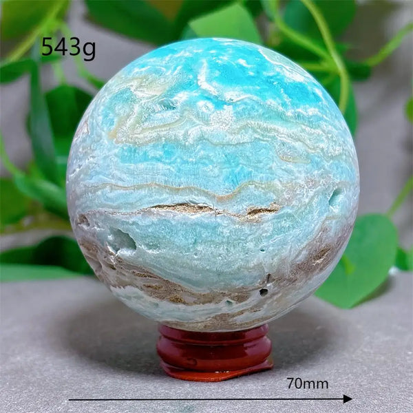 Blue Hemimorphite Ball-ToShay.org
