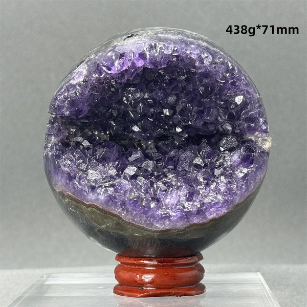 Purple Amethyst Cluster Ball-ToShay.org