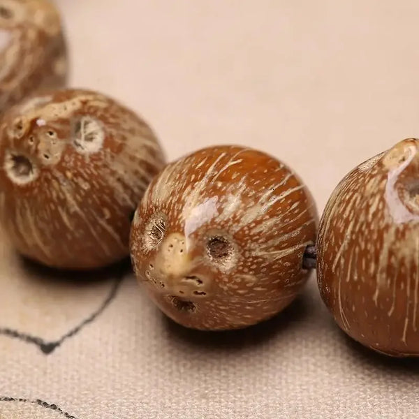 Wood Bodhi Seed Bracelet-ToShay.org