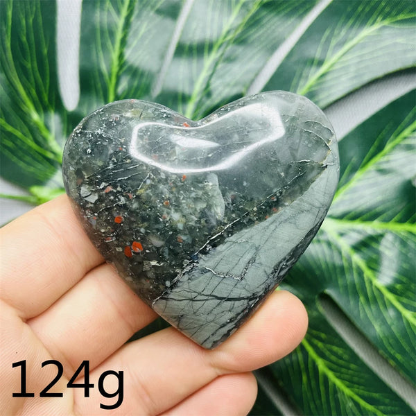 Green Blood Stone Hearts-ToShay.org
