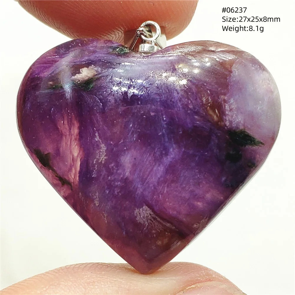 Purple Charoite Pendant-ToShay.org