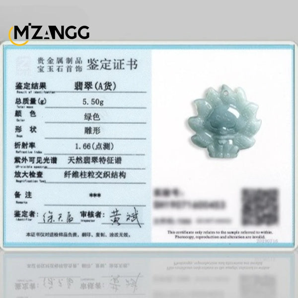 Blue Jadeite Fox Pendant-ToShay.org