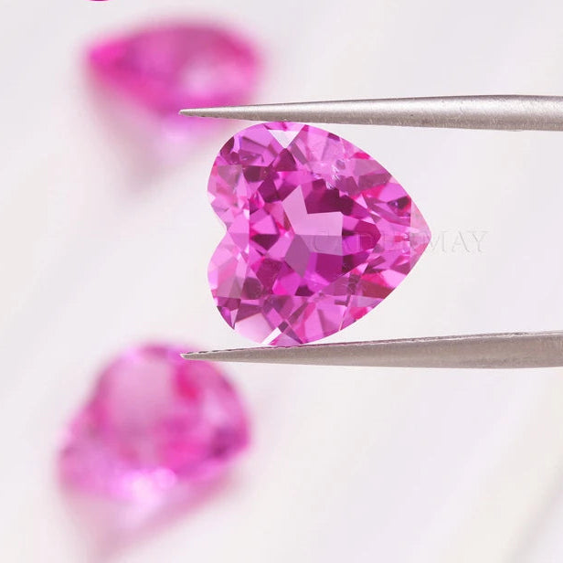 Pink Sapphire Heart-ToShay.org