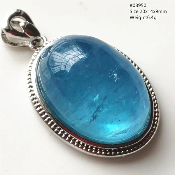 Blue Aquamarine Pendant-ToShay.org