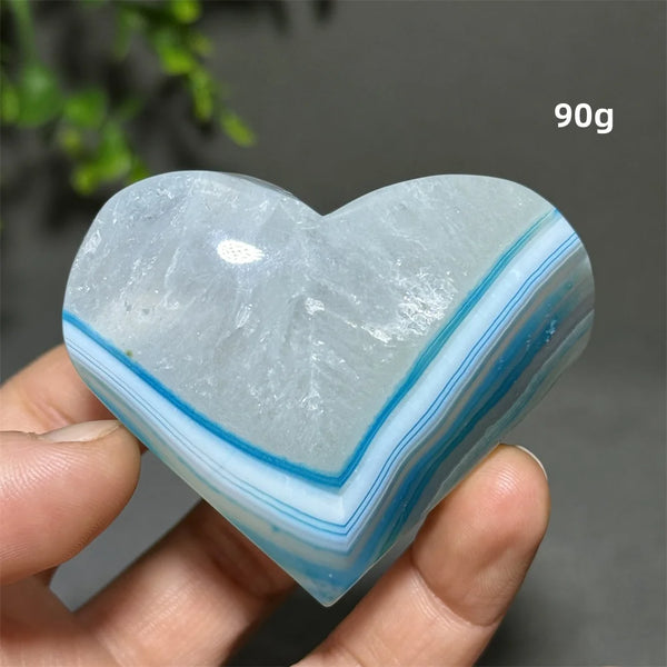 Blue Agate Heart-ToShay.org