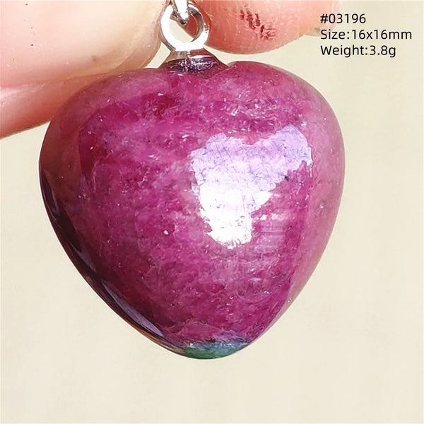 Red Ruby Zoisite Pendant-ToShay.org