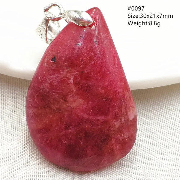 Red Rhodonite Pendant-ToShay.org
