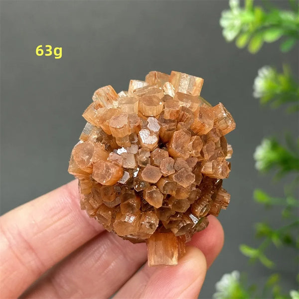 Orange Aragonite Crystal Cluster-ToShay.org