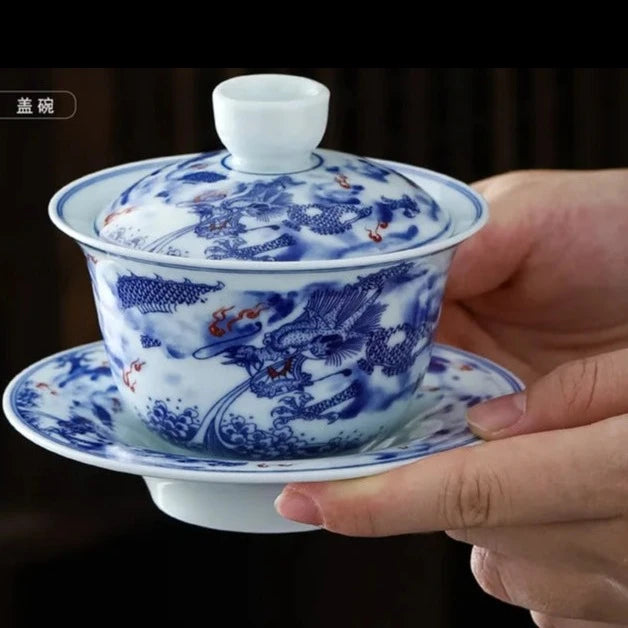 Gaiwan Ceramic Tea Tureen-ToShay.org