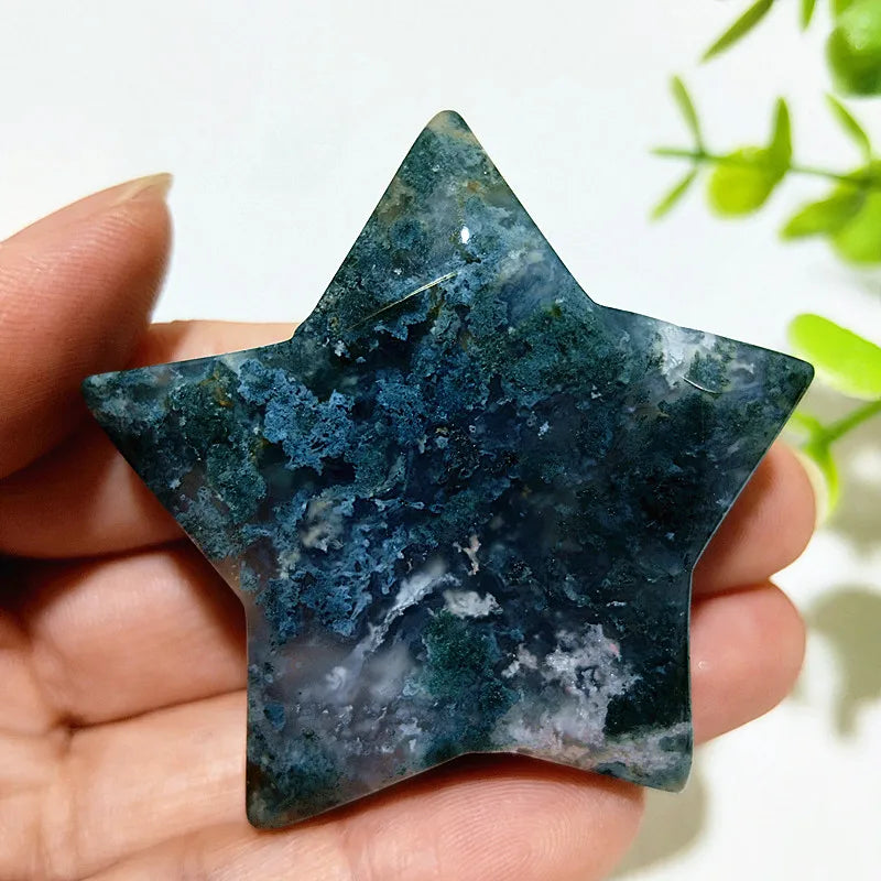 Green Moss Agate Star-ToShay.org