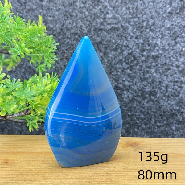 Blue Agate Torch-ToShay.org