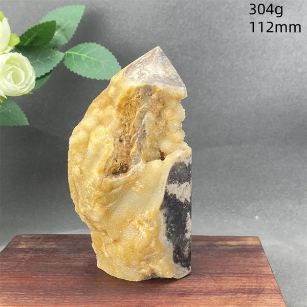 White Fluorite Cluster Point-ToShay.org