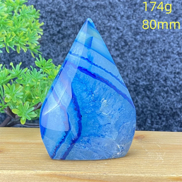 Blue Agate Torch-ToShay.org