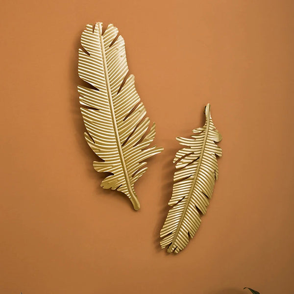 Gold Leaf Iron Wall Art-ToShay.org