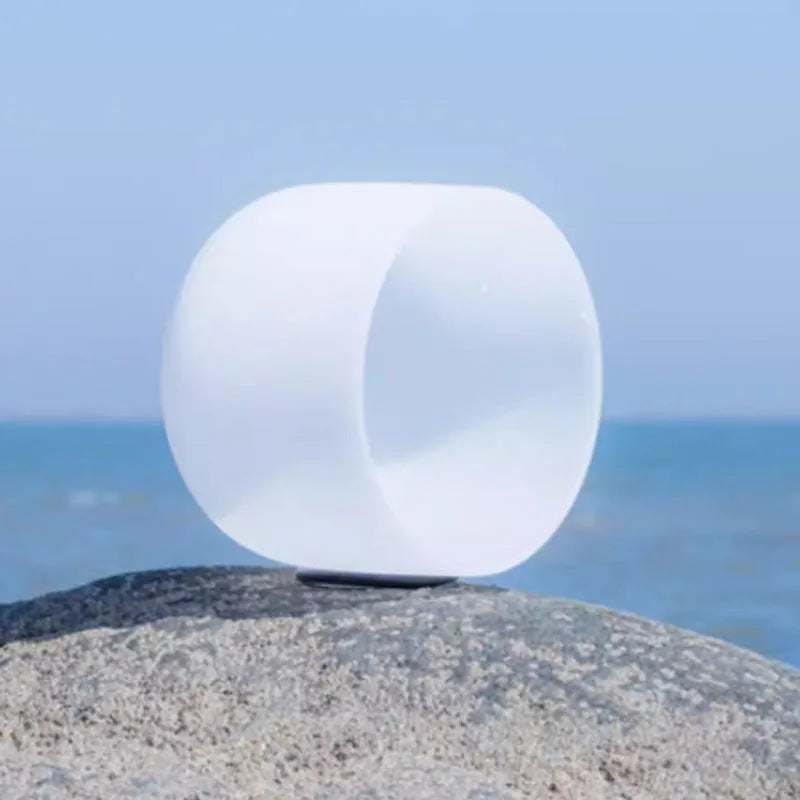 White Frosted Crystal Singing Bowl-ToShay.org