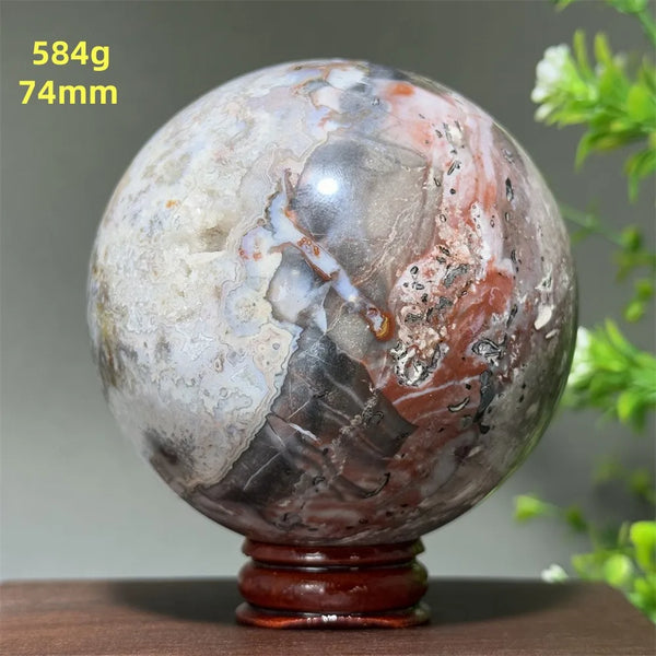 Brown Agate Ball-ToShay.org