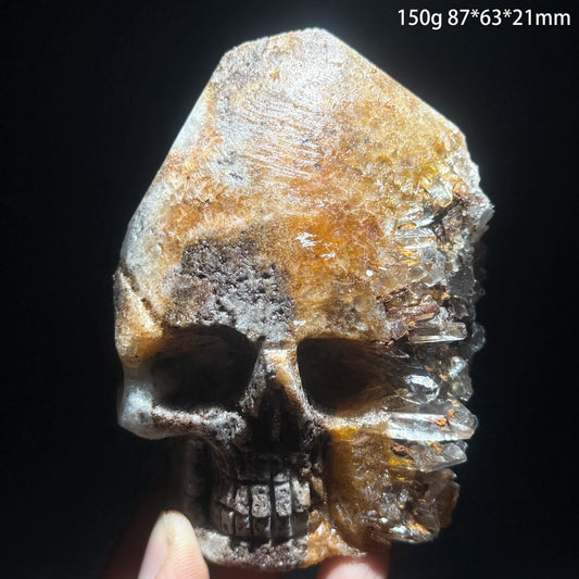 Clear Quartz Cluster Skull-ToShay.org