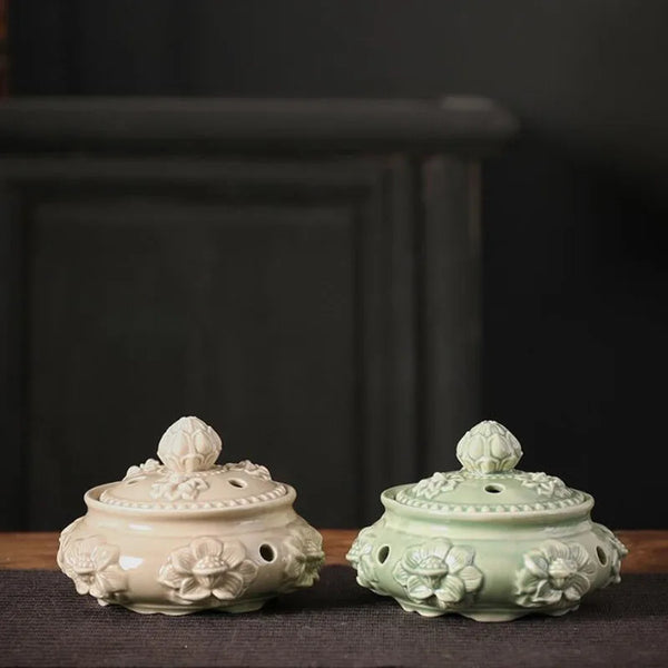 Lotus Coil Incense Holder-ToShay.org